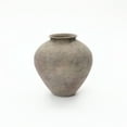 thumbnail image 1 of LuxenHome Rustic Ceramic Vase, 10.2" Tall Terracotta Pot with Earthy Gray-Brown Finish, Handcrafted, 1 of 9