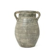 thumbnail image 1 of LuxenHome Rustic Farmhouse Brown Jug 12.5 Inch Tall Terracotta Vase, 1 of 10