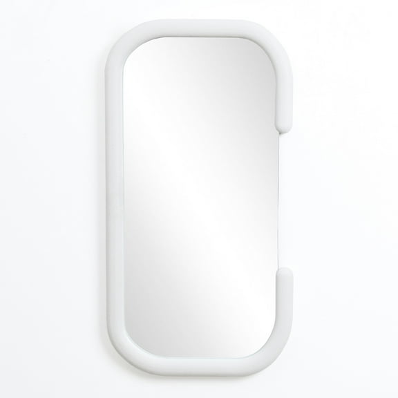 LuxenHome White C-Frame Accent and Vanity Wall Mirror