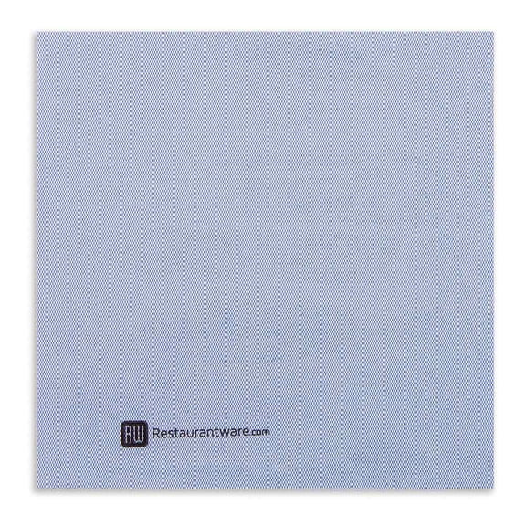Luxenap Square Blue Denim Paper Napkin - Air Laid - 15 3/4" x 15 3/4" - 600 count box