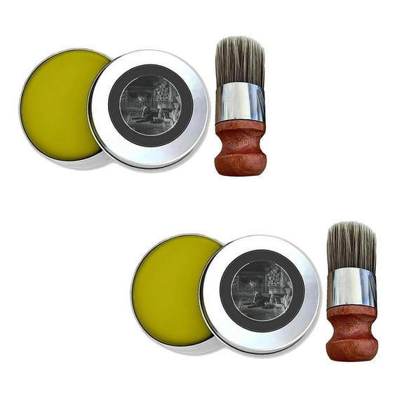 Leather Salve, Leather Furniture Salve & Brush Set, Leather Salve for Furniture 2PCS