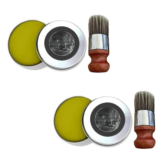 Leather Salve, Leather Furniture Salve & Brush Set, Leather Salve for Furniture 2PCS