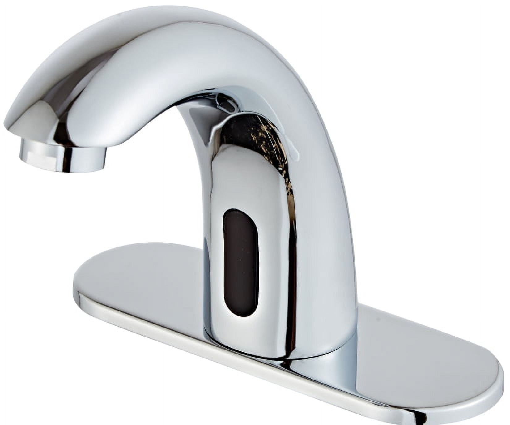 Luxice Automatic Faucet Bathroom Sink Faucet with Hole Cover Plate
