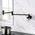 thumbnail image 1 of Luxier Contemporary KTS17 2-Handle Wall-Mounted Pot Filler Oil Rubbed Bronze, 1 of 5