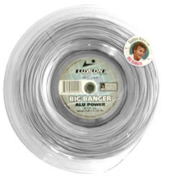 Luxilon ALU Power 125 Tennis String Reel, 1.25mm 16L Gauge, 220m, Silver