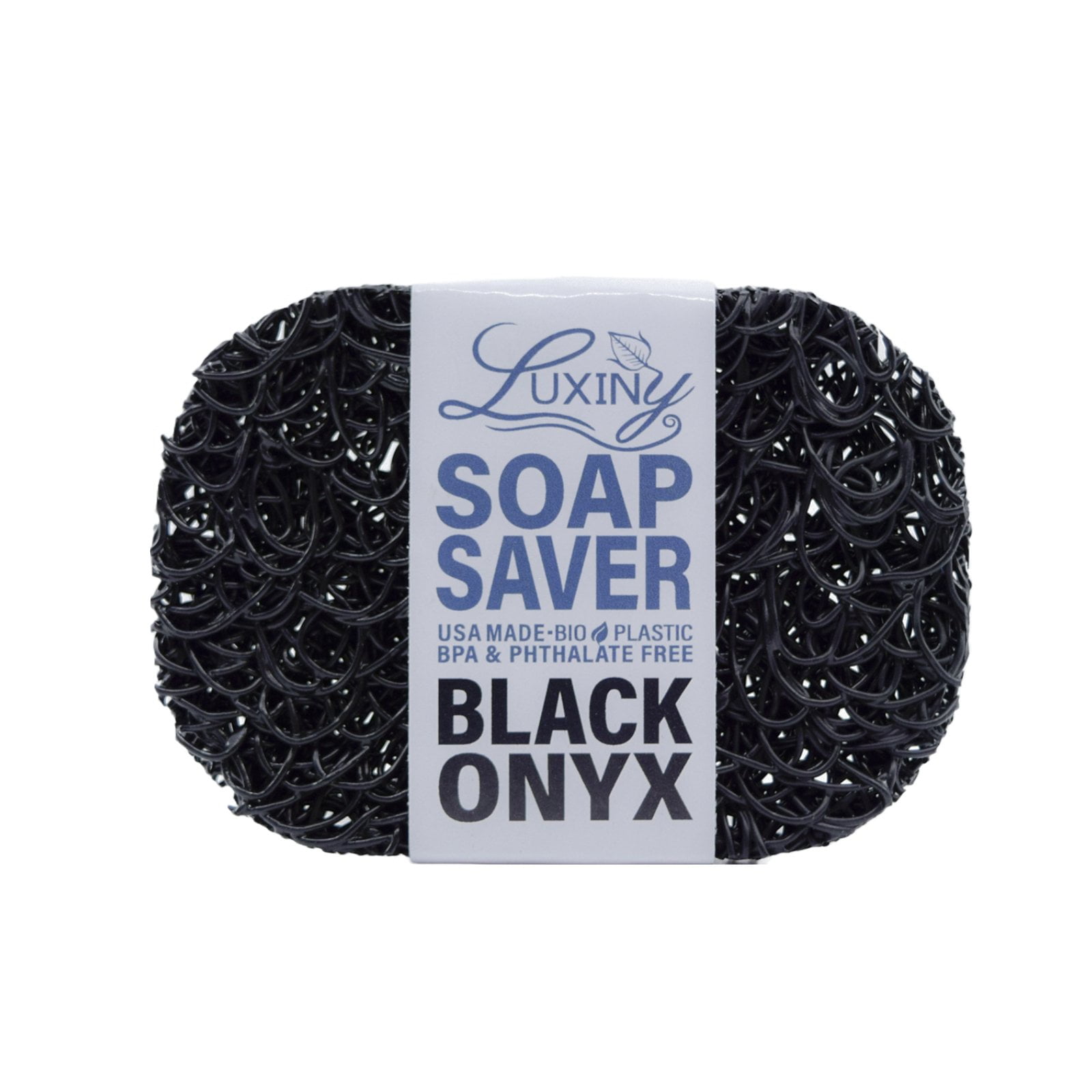 Black Onyx Rectangular Plastic Soap Saver