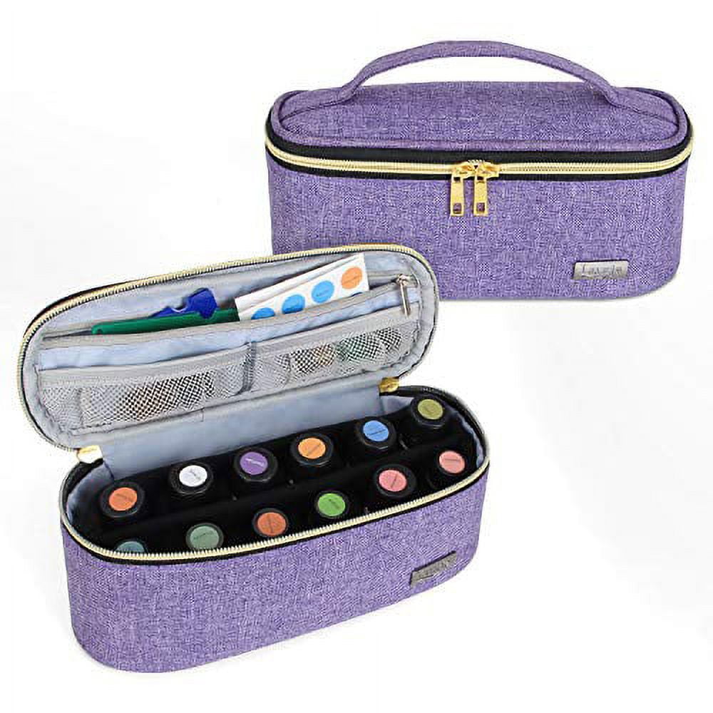 LUXJA Nail Polish Carrying Case - Holds 20 Bottles (15ml - 0.5 fl.oz),  Portable Organizer Bag for Nail Polish and Manicure Set, Lavender - Yahoo  Shopping