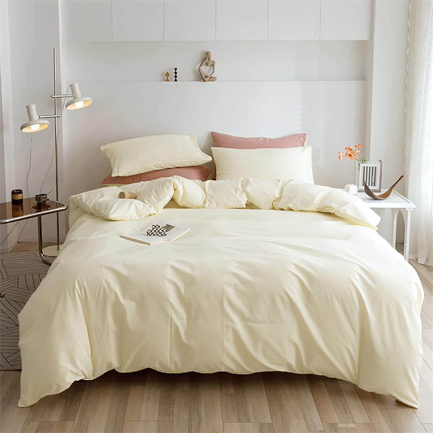 Luxlovery King Pumpkin Color Comforter Set Rust Bedding Comforter Set ...