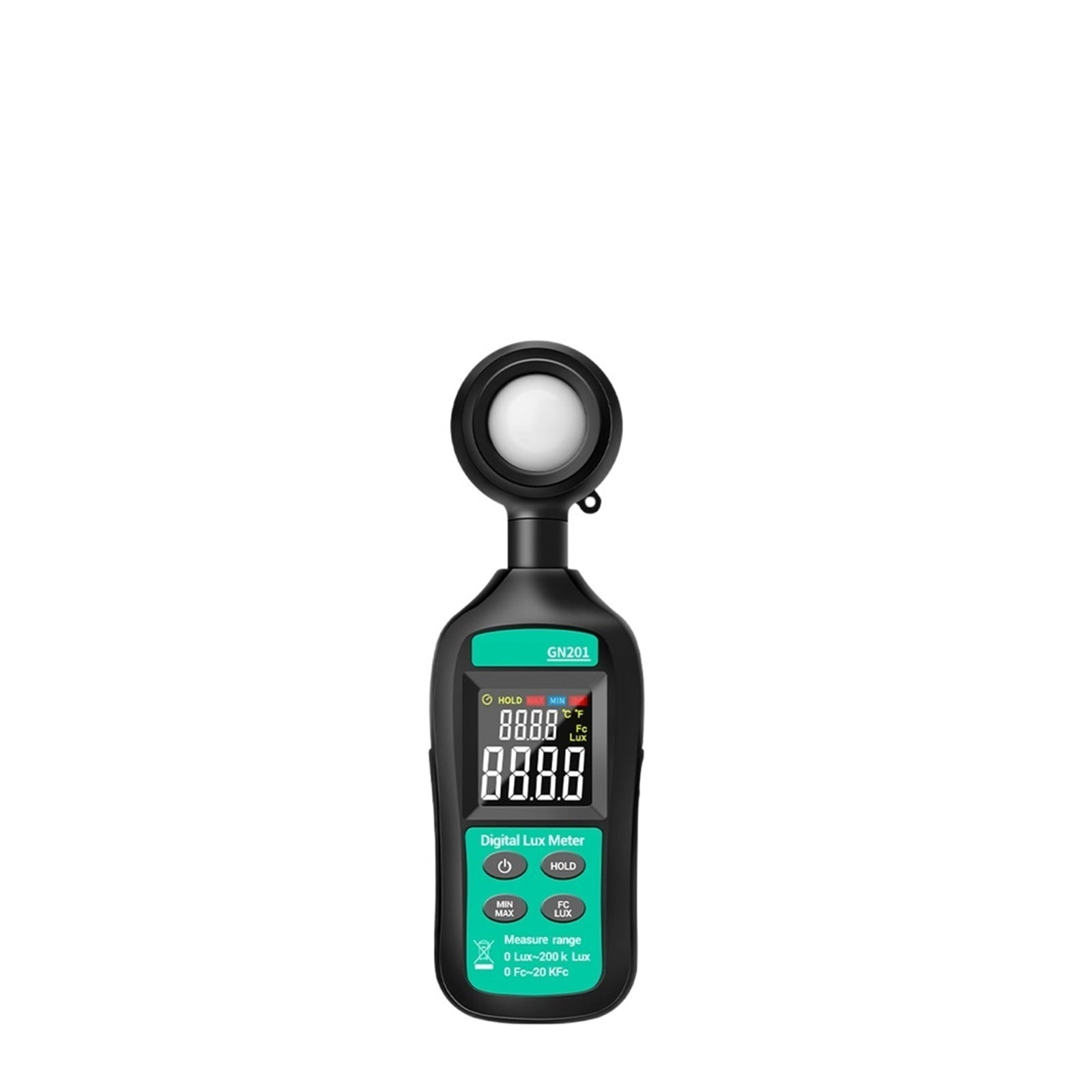 Luxmeter Illuminometer Light Meter Haute Précision ± 4% Lux Pour L'industrie