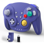 Luxmo 2.4 GHz Wireless Controller for Gamecube Console , Switch, PC, MacOS, RetroPie, Raspberry Pi and Other USB Devices