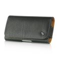 thumbnail image 1 of Dreamwireless Luxmo Horizontal Universal Leather Case Pouch (6") - Black, 1 of 3