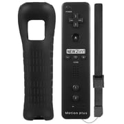 Luxmo Built in Motion Plus Remote Controller for Wii/Wii U Video Games Console with Silicone Case and Wrist Strap