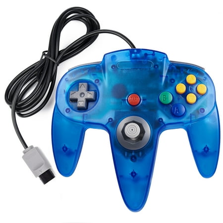 Luxmo Classic N64 Controller, Wired N64 Gamepad Controllers with Upgraded Joystick for N64 Video Game Console N64 system