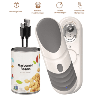 Kitchen Mama Mini Electric Can Opener Christmas Gift Ideas: Open Cans with  A Simple Press of Button - Ultra-Compact, Space Saver, Portable, Smooth