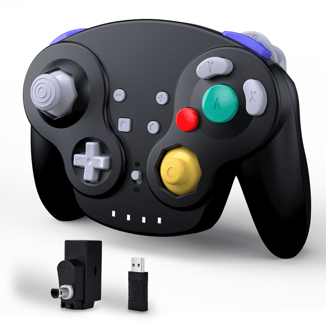 Luxmo Wireless GameCube Controller, 2.4GHZ Remote Game Joystick