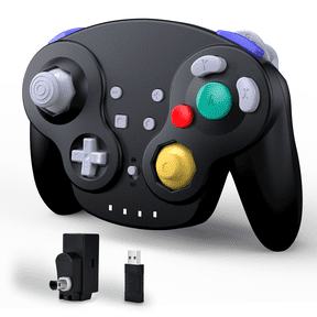 Luxmo Wireless Gamecube Controller With Receiver Adapter for GameCube/Wii Console