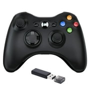 Luxmo Xbox 360 Wireless Controller, 2.4G Wireless Controller Gamepad with Vibration for Xbox 360 Windows 7 8 10