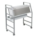 LUXOR 16-Tablet / Chromebook Open Charging Cart, Easily Accessible, UL and cUL Listed 125V/15A Power Strip (LOTM16)