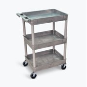 LUXOR STC111-G Tub Cart - Three Shelves