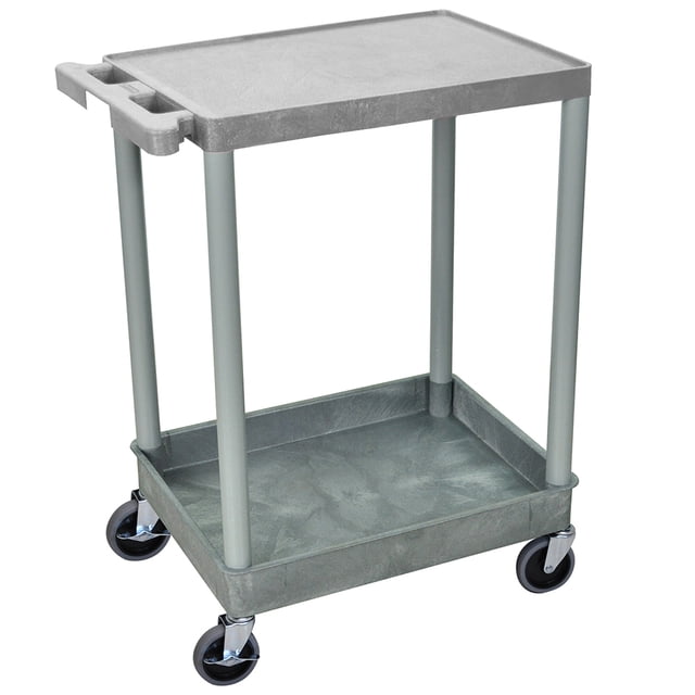 Luxor Utility Cart-Color:Gray - Walmart.com