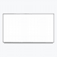thumbnail image 1 of Luxor 72" x 40" Wall-Mounted Magnetic Ghost Grid Whiteboard, Silver Aluminum Frame, 1 of 6