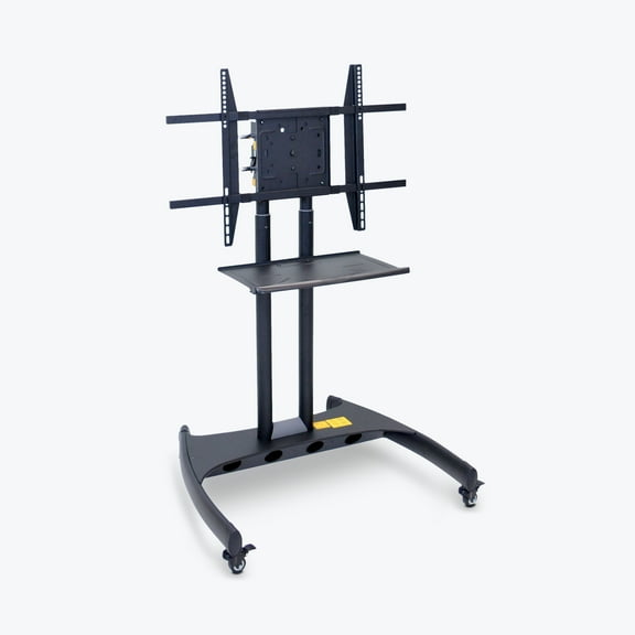 Luxor Adjustable-Height Rotating LCD TV Stand + Mount - Black