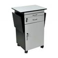 thumbnail image 1 of Luxor B379579 Wood Multimedia Workstation, Gray & Black - 23.75 x 18.87 x 37.37 in., 1 of 4