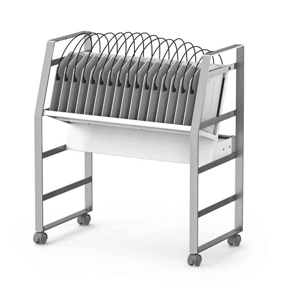 Luxor USB-C Open Charging Cart, 16 Device