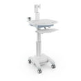thumbnail image 1 of Luxor Vital Power Healthcare Workstation Cart, Freestanding, 1 of 9