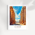 Luxor Egypt Travel Ancient Architecture Poster, Travel Inspired Home ...