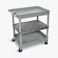 thumbnail image 1 of Luxor Heavy Duty 24"W x 32"D x 36.5"H 3-Shelf Unit, Gray, 1 of 3