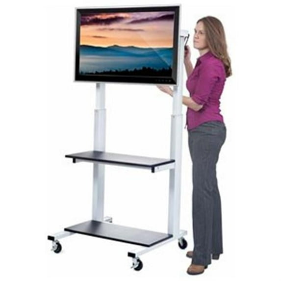 Luxor Home Office Crank Adjustable Flat Panel LCD TV
