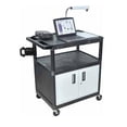 thumbnail image 1 of Luxor LE40C-B 32'' x 24'' x 40'' Utility Cart - Black, 1 of 1