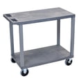 thumbnail image 1 of Luxor LUX-EC22HD-G Two Shelf Utility Cart, 1 of 1