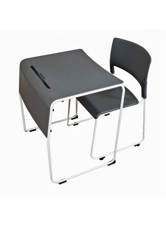 Luxor Lightweight Stackable Student Desk and Chair-No of Packs:4