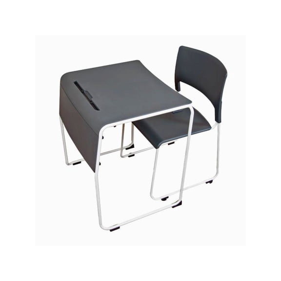 LUXOR STUDENT-STK1PK Lightweight Stackable Student Desk and Chair