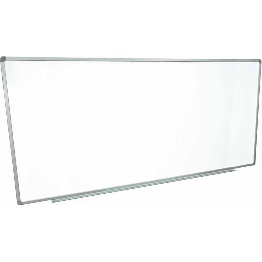 Displays2go 60 x 24 Magnetic Dry Erase Board, Wall Mounted – White  (WHBWAL6036)