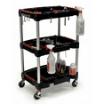 thumbnail image 1 of Luxor 3 Shelf Automotive Industrial Tool Storage Mechanics Cart, 1 of 2