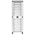 thumbnail image 1 of Modular Classroom Storage Cabinet - 2 stacked modules with 12 small bins, 1 of 8