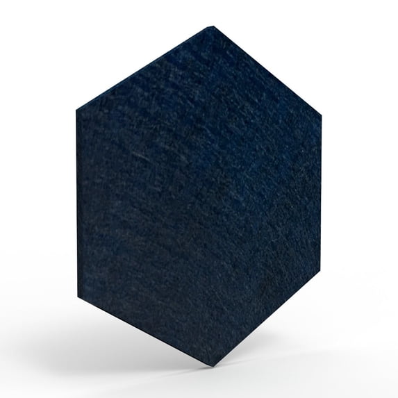 Luxor RECLAIM® Stick-On Decorative Acoustic Panels - Midnight Blue 6-Pack