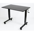 thumbnail image 1 of Luxor STANDCF48-BK/BO Crank Adjustable Stand Up Desk, 1 of 2