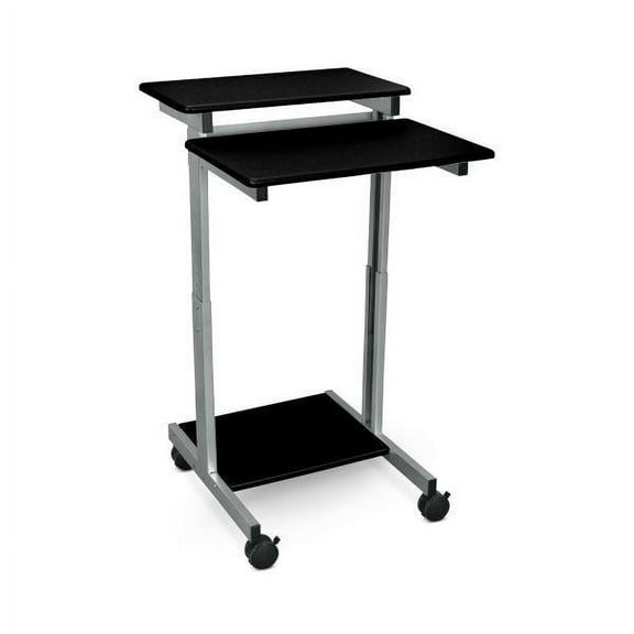 Luxor Stand Up Adjustable 24" Workstation, Black
