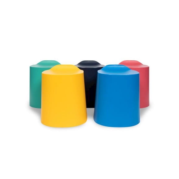 TailFin Plastic Stackable Stools 5-Pack