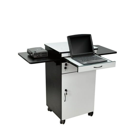 Luxor WPSDD3 - 38" Wood Multimedia Workstation