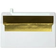 thumbnail image 1 of Luxpaper #10 Foil Lined Square Flap Envelope, 4 1/8 X 9 1/2, White, 50/Pack, 1 of 5