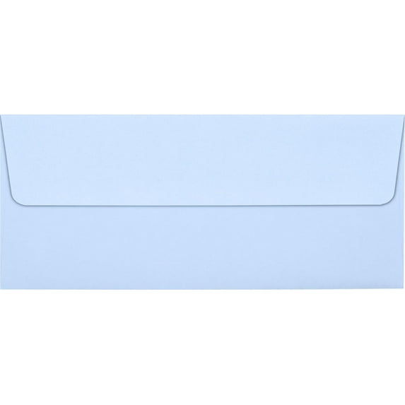 Luxpaper #10 Square Flap Envelope, 4 1/8 X 9 1/2, Baby Blue, 500/Pack