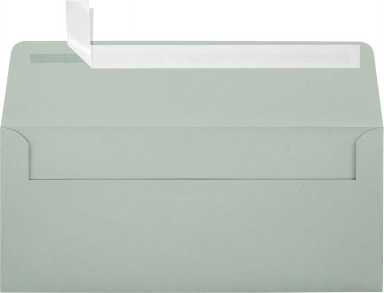 10 Square Flap Envelopes – 50 Stück, Midnight Black, 4 1/8 X 9 1/2 Zoll, Mit Peel & Press-Verschluss