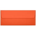 thumbnail image 1 of Luxpaper #10 Square Flap Envelope, 4 1/8 X 9 1/2, Tangerine, 50/Pack, 1 of 2