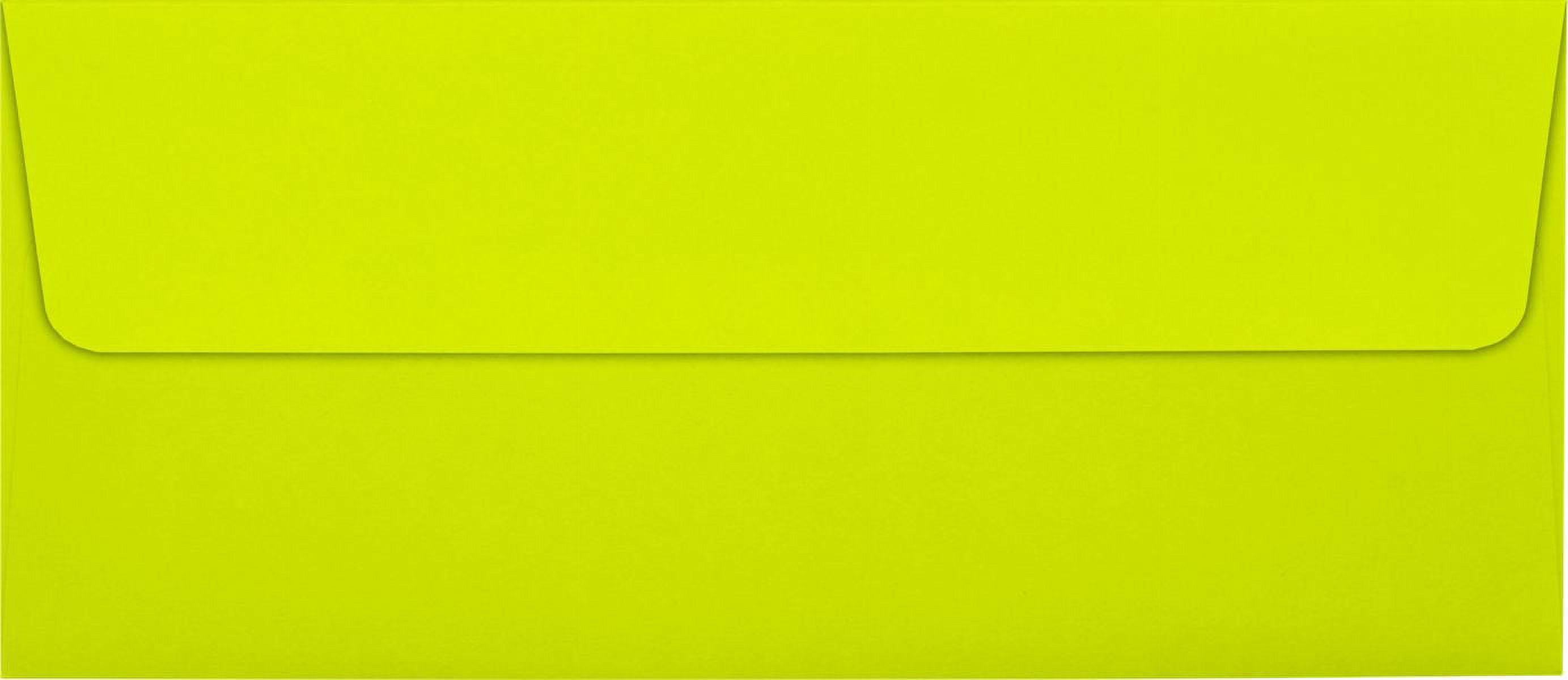 Luxpaper #10 Square Flap Envelope, 4 1/8 X 9 1/2, Wasabi, 1000/Pack