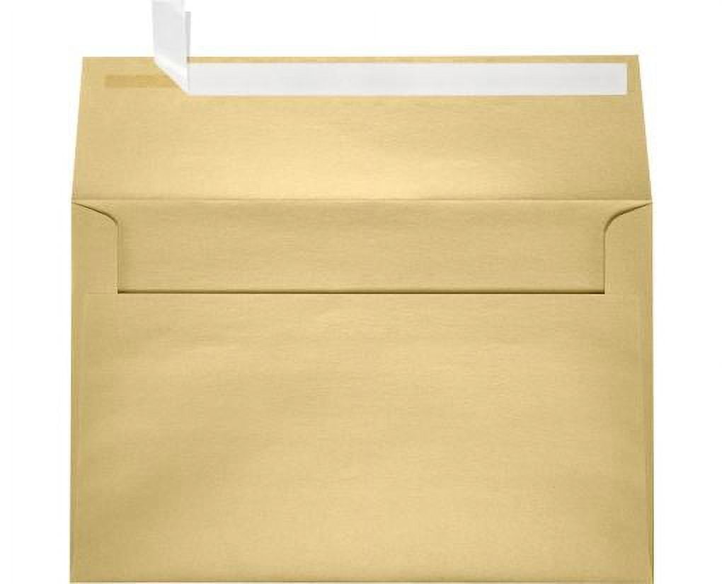 Luxpaper A9 Invitation Envelope, (5 3/4 X 8 3/4), Blonde Metallic, 250/Pack